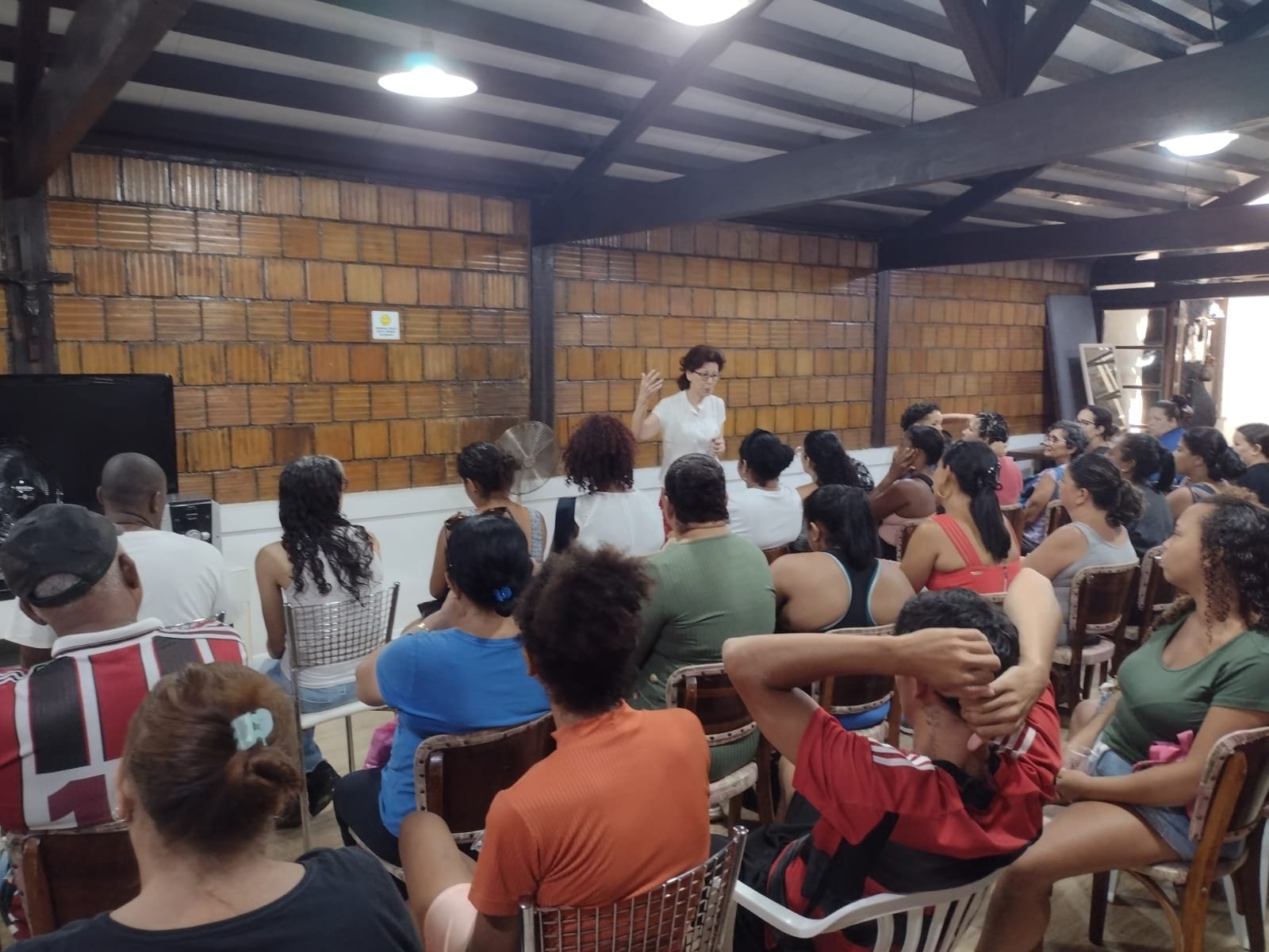 Reunião da comunidade atendida pela CELPI