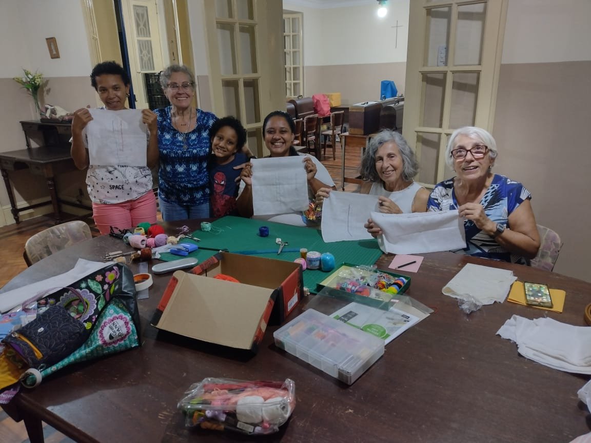 Voluntária da CELPI em atividade